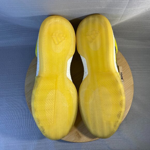 ADIDAS MARQUEE BOOST LOW LAKERS BASKETBALL SHOES Size US 12 Mens Yellow A0101 - Picture 6 of 7